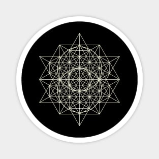 Flower of Life Star of David Sacred Geometry Magnet